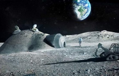 O companie britanica a dezvaluit planurile de construire a unor cladiri pe Luna