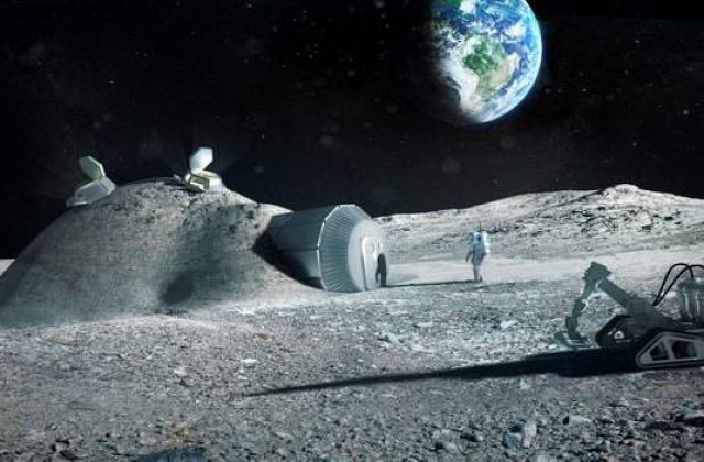 O companie britanica a dezvaluit planurile de construire a unor cladiri pe Luna