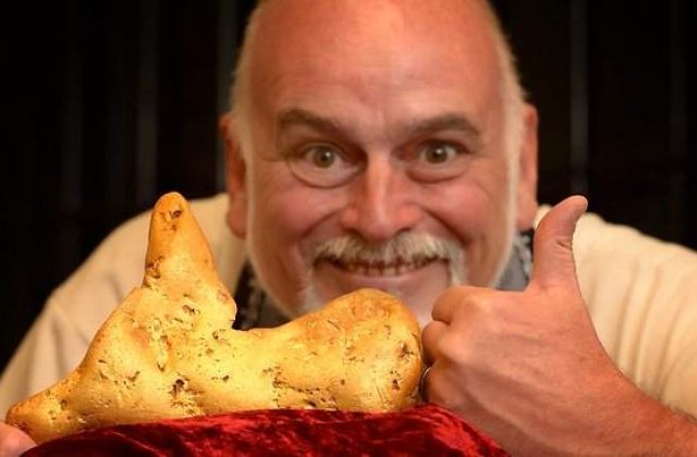 Un australian s-a imbogatit peste noapte dupa ce a gasit o pepita de aur de 5,5 kg