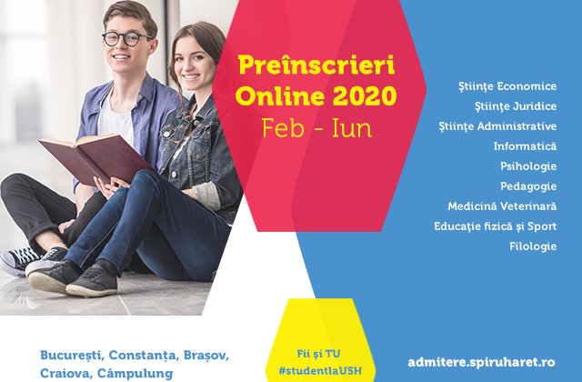 Admitere online la cea mai mare instituție de învățământ superior privat din România