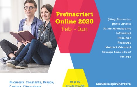 Admitere online la cea mai mare instituție de învățământ superior privat din România