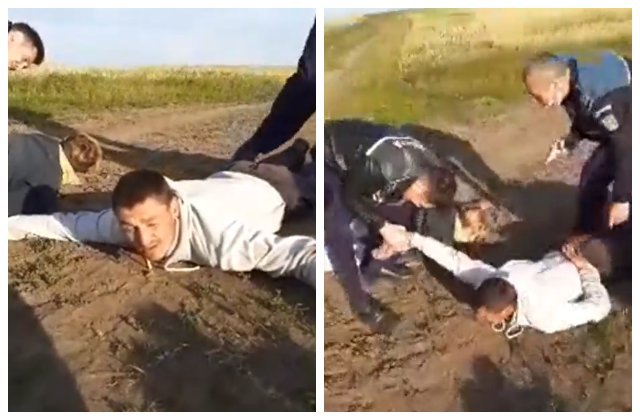 VIDEO Arestarea unor hoți de animale din Galați, transmisă live pe Facebook