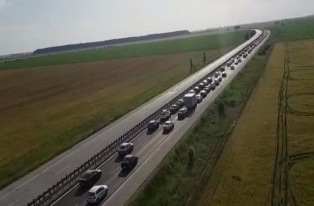 Minivacanță de Rusalii: S-a aglomerat Autostrada Soarelui către litoral