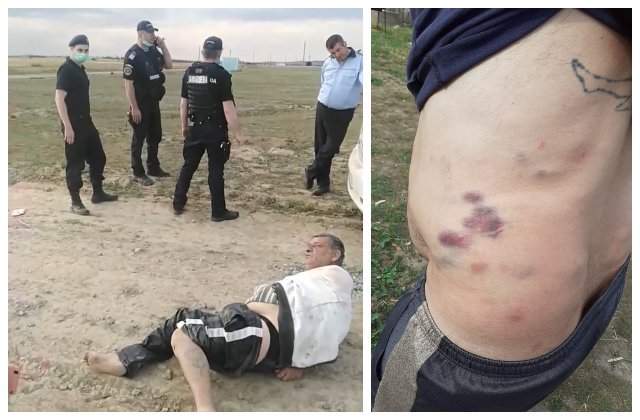 VIDEO Un căruțaș acuză polițiștii și jandarmii din Constanța că l-au bătut degeaba