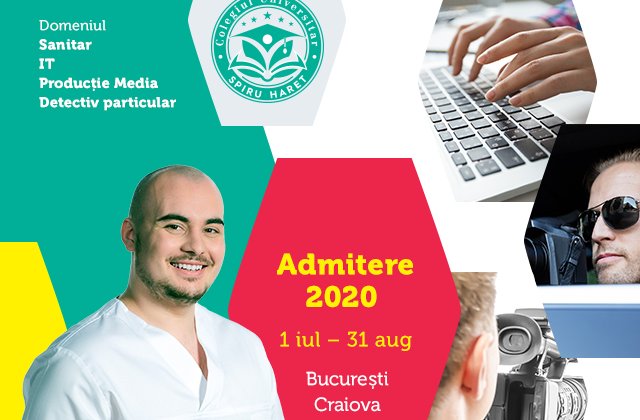 Asistent medical, detectiv particular sau specialist în alte domenii profesionale de viitor - Colegiul Universitar Spiru Haret