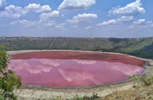 Fenomenul bizar care a făcut ca un lac vechi de 50.000 de ani să devină roz