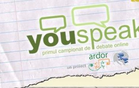 YouSpeak: Primul campionat national de dezbateri online
