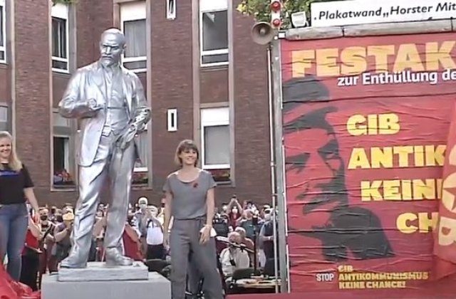 O statuie a lui Lenin a fost ridicată într-un oraș din Germania