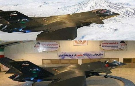 Iranul se lauda cu un super-avion invizibil intr-o poza prelucrata in photoshop