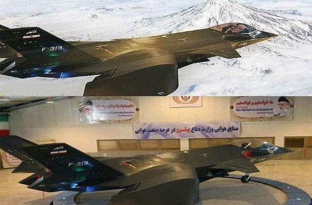 Iranul se lauda cu un super-avion invizibil intr-o poza prelucrata in photoshop