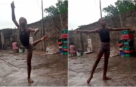 VIDEO Un copil african impresionează internetul cu pasiunea sa pentru balet
