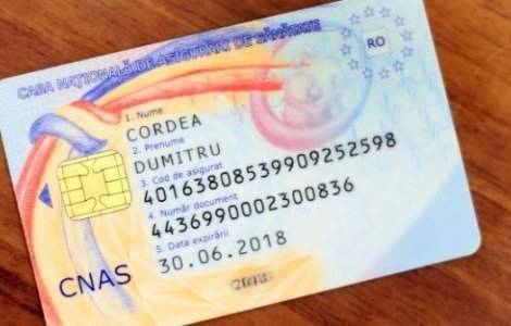 CNAS: Valabilitatea cardurilor de sănătate a fost prelungită cu 7 ani