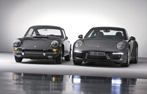 Imagini superbe cu primul si ultimul Porsche 911