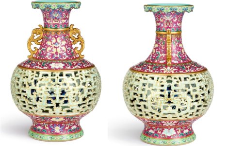 O vază chinezească dispărută timp de 60 de ani, scoasă la vânzare pentru 9 milioane de dolari