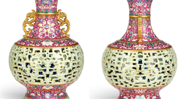 O vază chinezească dispărută timp de 60 de ani, scoasă la vânzare