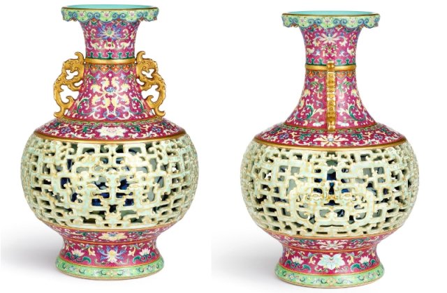 O vază chinezească dispărută timp de 60 de ani, scoasă la v&acirc;nzare pentru 9 milioane de dolari