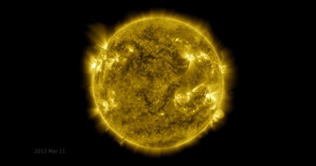 VIDEO 10 ani de activitate solară, într-un video unic de 6 minute