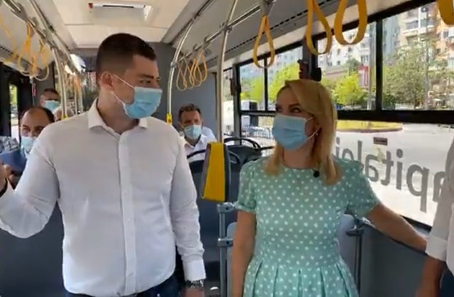 VIDEO Bandă unică pentru transportul în comun. Autobuzele din București vor circula pe liniile de tramvai