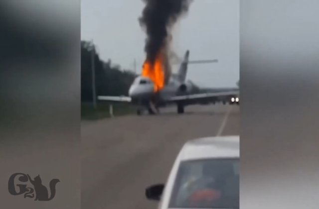 VIDEO Armata mexicană a găsit un avion în flăcări și un camion care transporta sute de kilograme de droguri