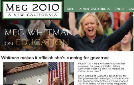 Fosta proprietara a eBay candideaza la functia de guvernator al Californiei