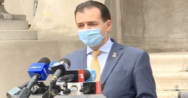 Orban a fost huiduit de câțiva protestatari în timpul unei conferințe de presă