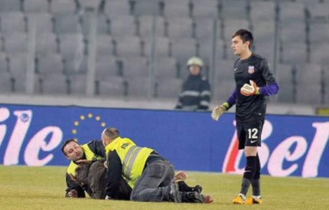 "U" Cluj, teren suspendat doua etape si amenda de 40.000 de lei