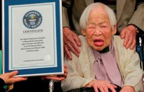 O japoneza a devenit cea mai batrana femeie din lume, la 114 ani
