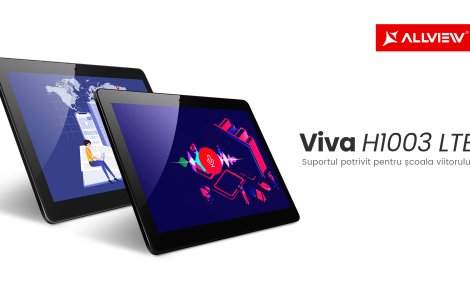 Allview lansează tableta Viva H1003 LTE, suportul potrivit pentru școala viitorului