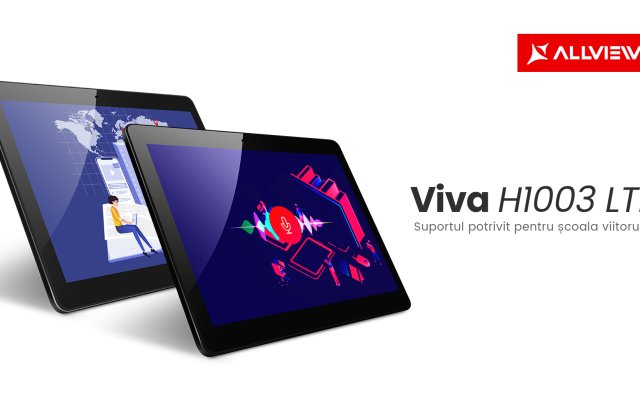 Allview lansează tableta Viva H1003 LTE, suportul potrivit pentru școala viitorului