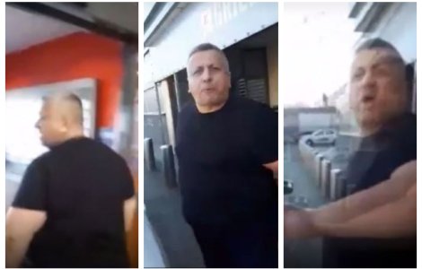 Un agent de pază al unui hiperamarket a scuipat un client care i-a atras atenția să poarte mască