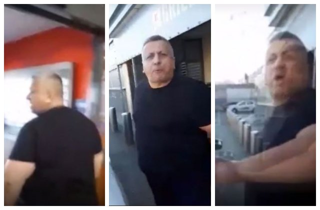 Un agent de pază al unui hiperamarket a scuipat un client care i-a atras atenția să poarte mască