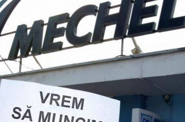 Protest al fostilor angajati Mechel la Cluj