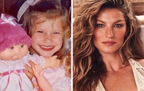  Top  Predestinate pentru cariera de model? Cum arătau frumoasele lumii în copilărie