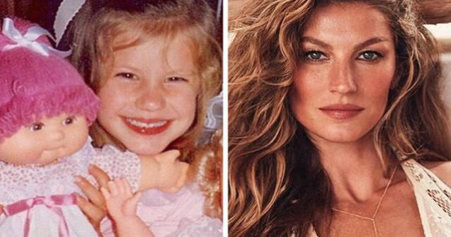  Top  Predestinate pentru cariera de model? Cum arătau frumoasele lumii în copilărie