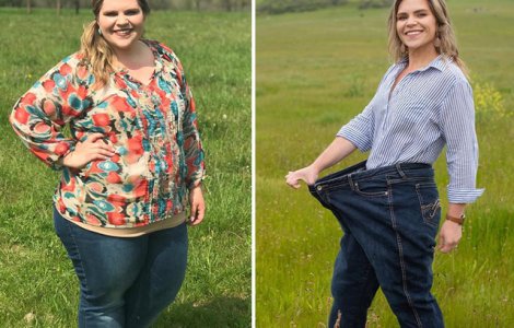 FOTO A slăbit 54 kilograme într-un an fără diete și fără să meargă la sală