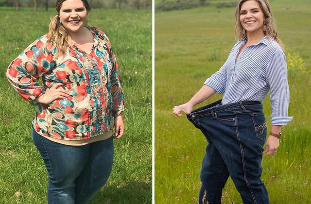 FOTO A slăbit 54 kilograme într-un an fără diete și fără să meargă la sală