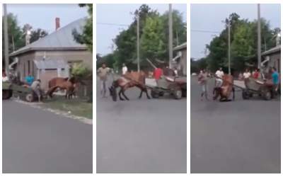 VIDEO Scene șocante în Buzău!...
