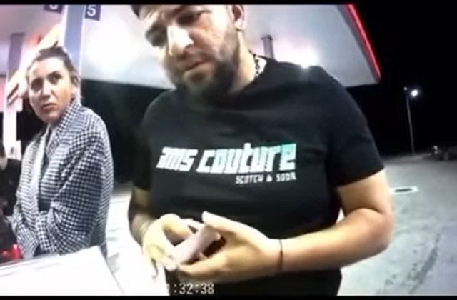 VIDEO Manelistul Costel Biju a amenințat un polițist cu moartea după ce a fost amendat că nu purta mască