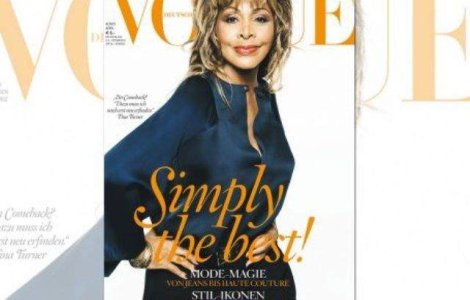 Tina Turner, pentru prima data pe o coperta Vogue, la 73 de ani