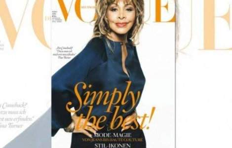 Tina Turner, pentru prima data pe o coperta Vogue, la varsta de 73 de ani