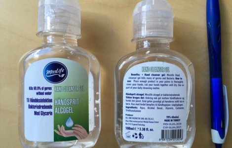 Avertisment ANPC! Dezinfectantul de mâini, cu cantități URIAȘE de substanțe toxice, se află în magazine