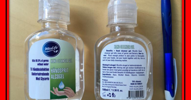 Avertisment ANPC! Dezinfectant de mâini toxic, prezent în magazinele din țară