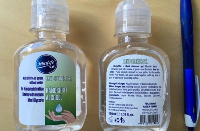 Avertisment ANPC! Dezinfectantul de mâini, cu cantități URIAȘE de substanțe toxice, se află în magazine