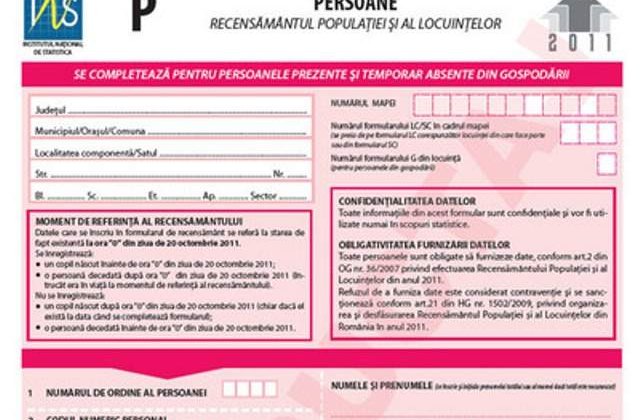 INS va prezenta in iulie datele finale ale recensamantulului din 2011
