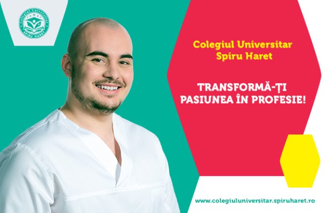 Asistent medical, cea mai solicitată specializare a Colegiului Universitar Spiru Haret