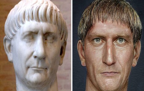 FOTO Cum arătau în realitate împărații Imperiului Roman