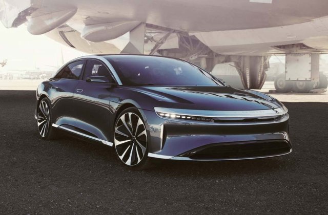 Noi detalii despre sedanul electric Lucid Air: o încărcare de 20 de minute va genera o autonomie de 480 de kilometri