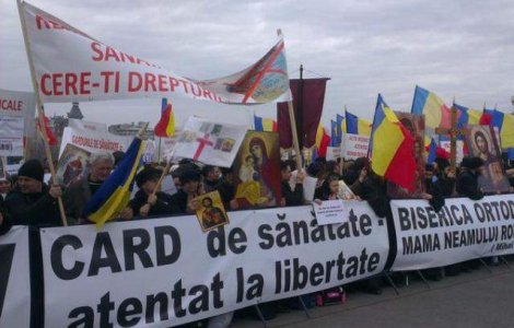 Miting "anticip" in Capitala cu 1.000 de participanti