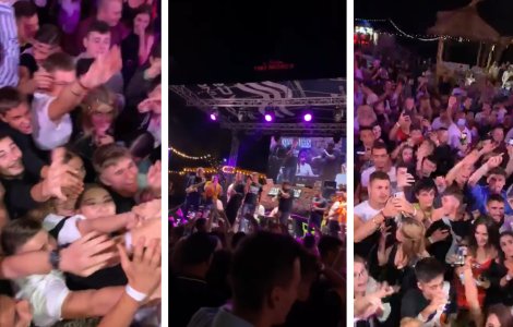 VIDEO Sute de persoane au participat la concertul manelistului Tzanca Uraganu