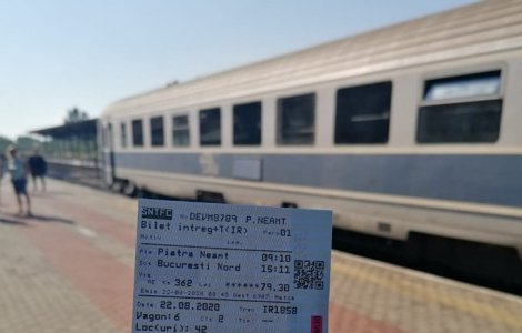 Locomotiva unui tren din Piatra Neamț a plecat fără vagoane